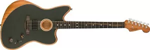 Fender American Acoustasonic Jazzmaster Ebony Fingerboard Tungsten - Picture 1 of 6