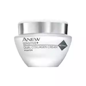 Avon Anew Sensitive+ Dual Collagen Cream  with Protinol 1.7 fl oz / 50 ml - Picture 1 of 20