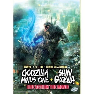 DVD Godzilla Minus One (2023 Film) + Shin Godzilla (2016 Film) English Sub Movie - Picture 1 of 3