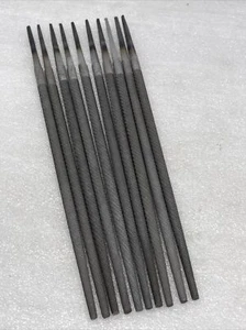 Lot Of (10) Nicholson 8" Round 2nd (Second) Cut Files, 11936, Made in Brazil - Picture 1 of 9