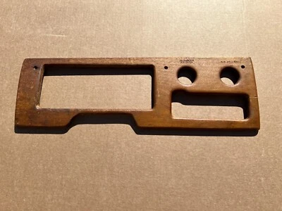 78-95 Chevy g10 G20 gmc Van Consola Central Tablero Madera Borde Cubierta Paneles Personalizados Foto 1 de 4