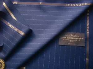 SUPER 110’S WOOL SUITING FABRIC MADE IN ITALY BY: Vitale Barberis Canonico 3.4 m - Picture 1 of 12