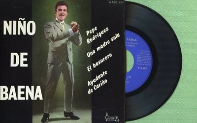 NIÑO DE BAENA / Pepe Rodriguez, El Basurero / VICTORIA AMS 109 Spain 1966 EP VG+ - Image 1 of 4