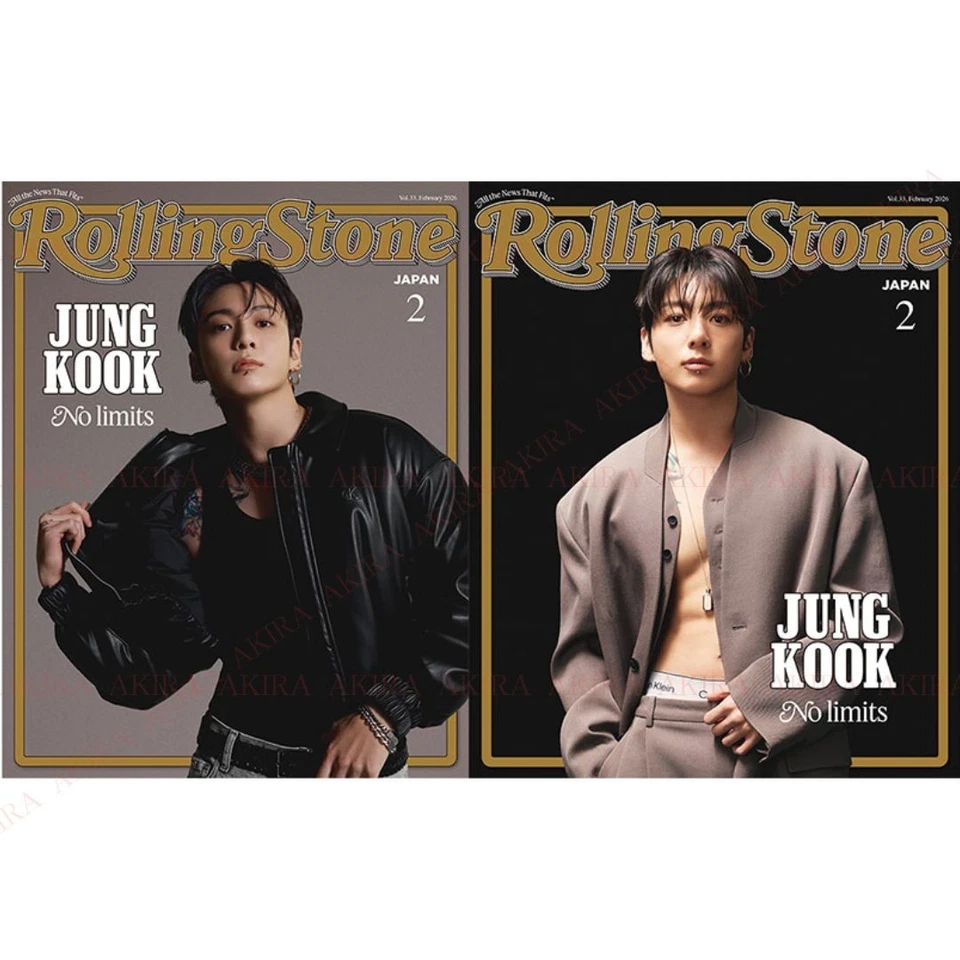 PSL Rolling Stone vol.33 February 2026 Cover : BTS JUNG KOOK JAPAN MAGAZINE
