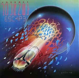 ALBUM IN VINILE STEVE PERRY AUTOGRAFATO FIRMATO JOURNEY ESCAPE - Foto 1 di 2