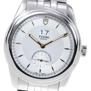 TUDOR Glamour 57100 Double date Silver Dial Automatic Men's Watch_849684 - Picture 1 of 7