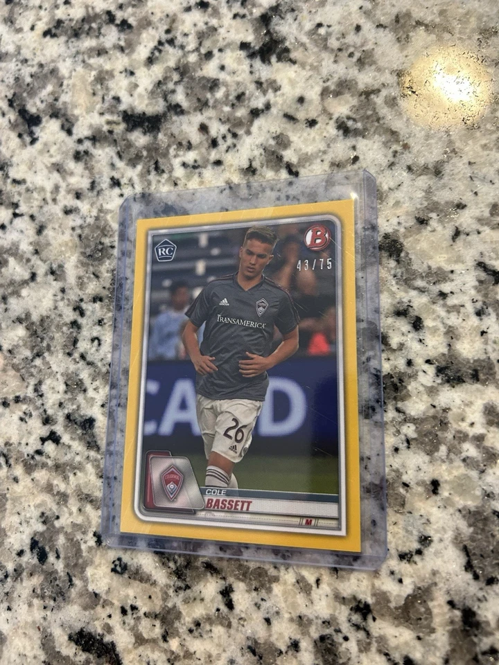 Bowman MLS On Demand Cole Bassett 2020 amarillo radiocontrol novato/75 Rapids Foto 1 de 1
