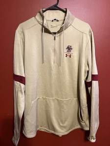Under Armour Boston College Eagles NCAA Loose Quarter Zip Pullover XL - Picture 1 of 5