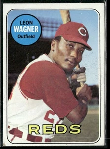 1969 Topps Leon Wagner Cincinnati Reds #187 - Picture 1 of 2