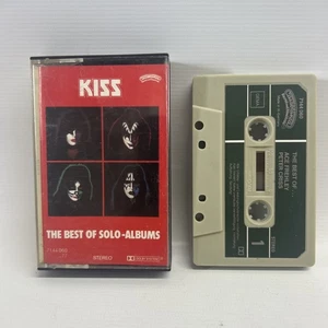 Kiss The Best Of Solo Albums Cassette 1st Press Casablanca West Germany - Foto 1 di 5