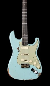 Fender Custom Shop '61 Strat Heavy Relic - Super Faded Aged Daphne Blue #77721 - Picture 1 of 14