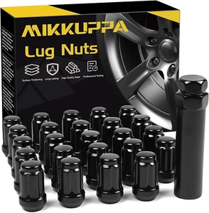 M12x1.25 24 piezas tuercas estriadas de extremo cerrado negras para camionetas y SUV Nissan - Imagen 1 de 8