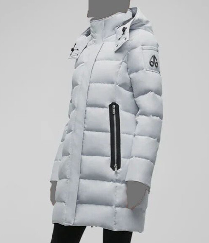 CANADA GOOSE Giacca parka donna grigio nuvola Berland Moose Knuckles V2903 taglia S