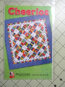 Cheerios Quilt Pattern by Judy Reynolds for Black Cat Creations 54" x 54" - Picture 1 of 2