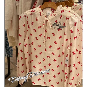 Disney Parks Minnie Mouse Pink Long Sleeve T Shirt New Size L - Picture 1 of 1