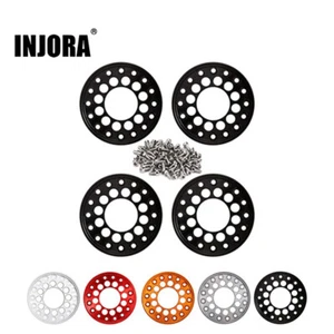 Anillos de bloqueo de cuentas exteriores CNC INJORA para llanta de rueda de 1,0" W1026 W1049 W1005 - Imagen 1 de 10