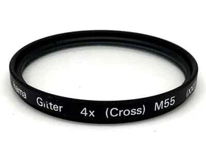 Hama Effect Filter Grid 4X (Cross) M55 (XXII) Filter 55Mm Circular M55 - Picture 1 of 1
