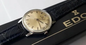Orologio da polso vintage EDOX con carica manuale AS ST 1950/51 fatto in Svizzera dagli anni '60 - Foto 1 di 12