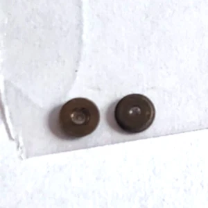 2 WALTHAM 18 SIZE BALANCE JEWELS #1478 FOOT HOLE: 12 NOS --BB-1540 - Picture 1 of 1