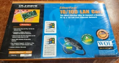 Sealed in the box Linksys (LNE100TXV4) Network Adapter - Image 1 of 2