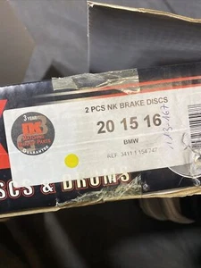 NK 2x BREAKDOWN Ø260 FOR BMW 3-ER E30 316 318 BJ 82-91 - Picture 1 of 7
