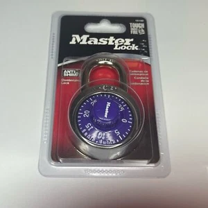 Master Lock 1514D Anti Shim Zahlenschloss Lila Neu - Bild 1 von 5