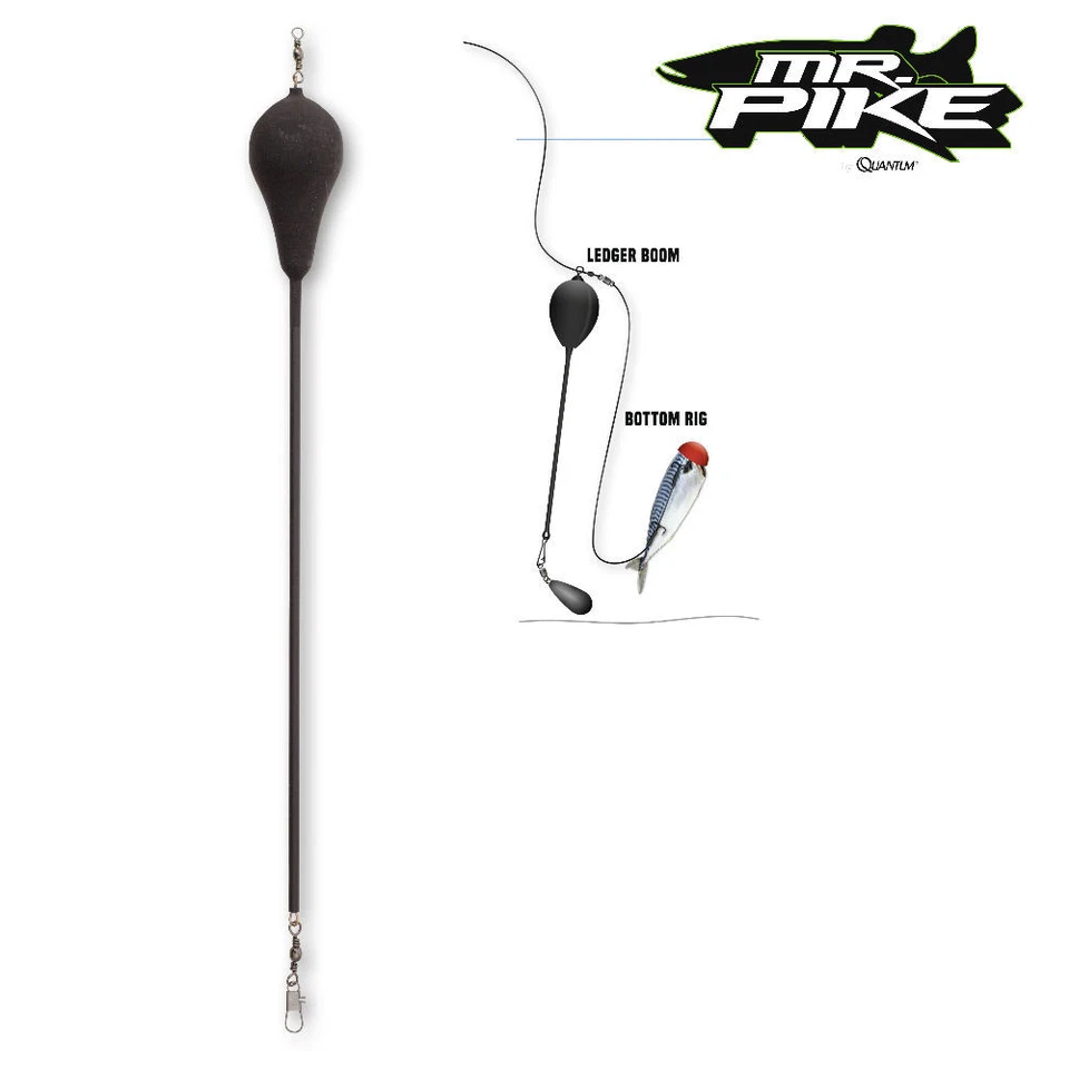 Quantum Mr.Pike Ledger Boom XL schwarz Dead Bait angeln  - Bild 1 von 1