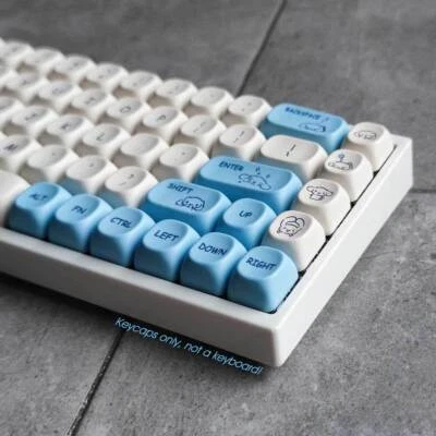 Cinnamon Dog Cinnamoroll PBT Keycap Set Cute for Cherry MX Machanical Keyboards - Image 1 of 4