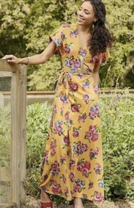 Matilda Jane Alana Wrap Maxi Dress, Floral Print, XS X-small - Picture 1 of 6