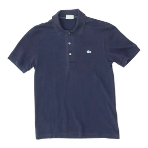 Lacoste Navy Polo Shirt | Vintage Mens Sports Casual Short Sleeve Collared VTG - Picture 1 of 4