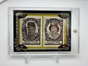 Adrian Beltre/Kyle Blanks 2010 Topps Heritage Stamps 4/50 - Picture 1 of 6