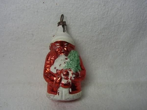 Weihnachtsmann Lauscha Glas Weihnachtsschmuck Vintage Deutsch #CN111 - Bild 1 von 12
