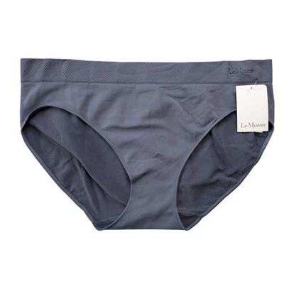Calcinha de Biquíni Le Mystere Conforto Sem Costura Tamanho X-Grande Azul Azure Nova Com Etiqueta - Imagem 1 de 4