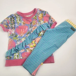 2pc Set Matilda Jane Born To Be Brave Top + Let’s Be Loud Legging Size 12 - Picture 1 of 7