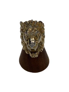 Bague GUCCI -- Lion femme taille 9 GLD occasion - Photo 1/3