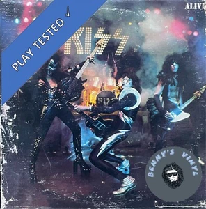 RARE!🔥KISS ALIVE! 2LP GF LIVE LP⭐️’76 Santa Maria Club Press w Booklet LOW S/N! - Picture 1 of 16