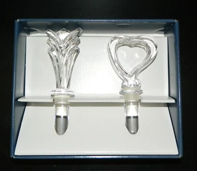 Набор/2 пробки для винных бутылок из свинцового хрусталя - Изображение 1 из 4