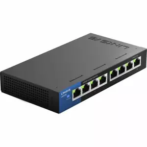 Linksys LGS108 8-Port Business Desktop Gigabit Ethernet Network Switch 1000Mbps - Picture 1 of 6