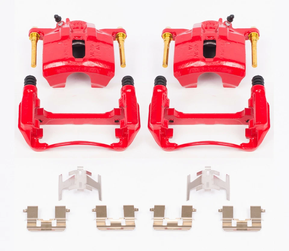 Power Stop para pinzas rojas delanteras Acura CL 97-99 con soportes - par - psbS1460 Foto 1 de 1