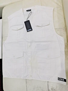 New York U.P.W.W Men denim Vest. Fit US XL. New with tag. - Picture 1 of 8