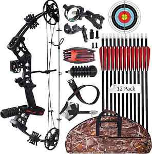 Compound Bow and Archery Sets - Right Hand Archery Compound Bows Adjustable
