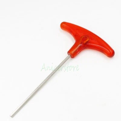 T-Handle 8" Long Reach S2 Steel 5mm Head Hex Screwdriver Hexagon Wrench Tool - Image 1 of 4