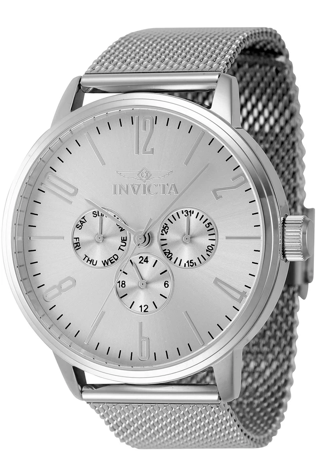 Orologio Invicta 47118 da Uomo Grigio argento in Acciaio - Immagine 1 di 1