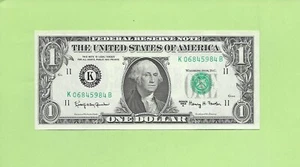 1963A ..UNCIRC $1 K 0684 5984 B .... 1963A $1 K-B NICE NOTE FRN - Picture 1 of 2