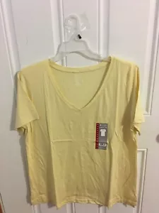 BRAND NEW WOMEN'S SIZE X-LARGE MEMBER'S MARK SHORT SLEEVE V- NECK TEE - Picture 1 of 6