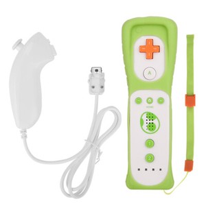 Built In Motion Plus Remote & Nunchuck Controller +Case For Nintendo Wii & Wii U