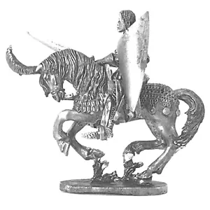 High Elf Cavalry With Sword Bareheaded 28mm Metal Unpainted - Picture 1 of 4