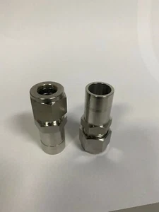 Kompressionsreduzierer, 1/2" Kompression x 3/4" Rohrstutzen 316ss - Bild 1 von 3