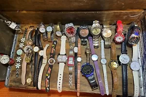 33 Vintage Assorted Men’s And Women’s Watches Untested Lot - Picture 1 of 11