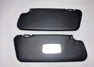 Sonnenblenden links + rechts SET in SCHWARZ für Mercedes W113 Pagode 230SL NEU - Bild 1 von 2